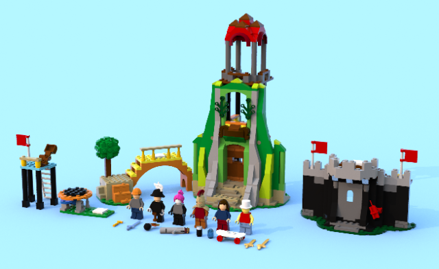 Roblox - ROBLOX user 4Sci mocked up a LEGO set based on the iconic old  school ROBLOX game Crossroads. Amazing! You can check out more images of it  on the LEGO Ideas